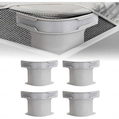 Soporte para sábanas con tiras de bloqueo 4pcs