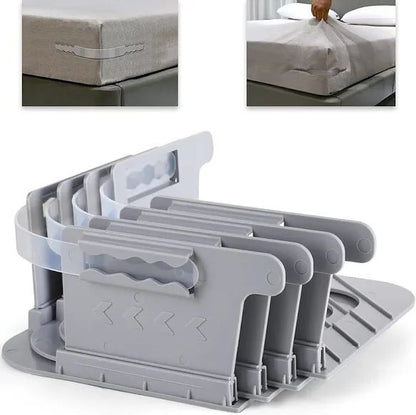 Soporte para sábanas con tiras de bloqueo 4pcs